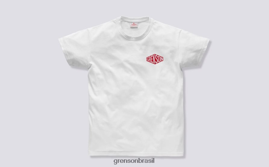 unissex Grenson branco camiseta caixa roupas 04NFHP529
