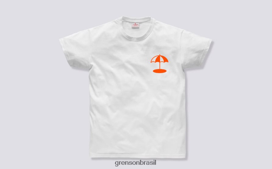 unissex Grenson branco camiseta de verão roupas 04NFHP526