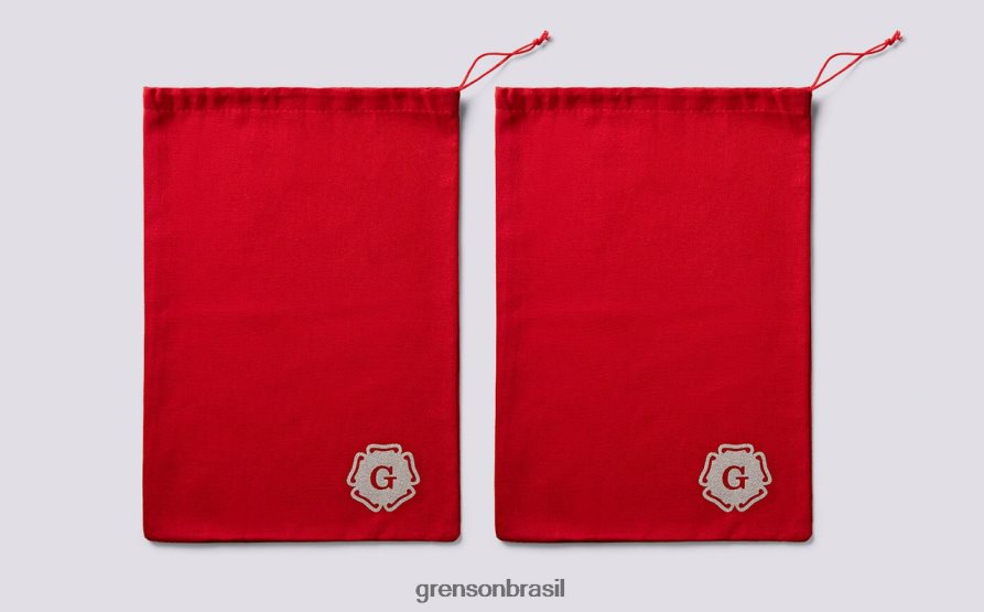 unissex Grenson vermelho bolsa bota vermelha cuidados com sapatos 04NFHP397