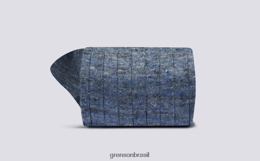 homens Grenson azul meia malange acessórios 04NFHP498