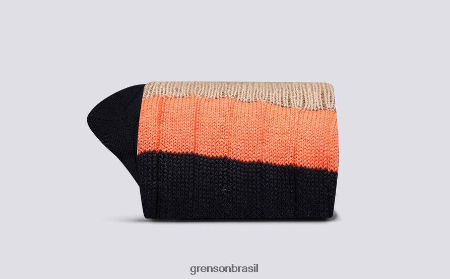 homens Grenson marinha meia listrada superior acessórios 04NFHP486