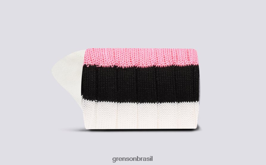 mulheres Grenson creme meia listrada superior acessórios 04NFHP476