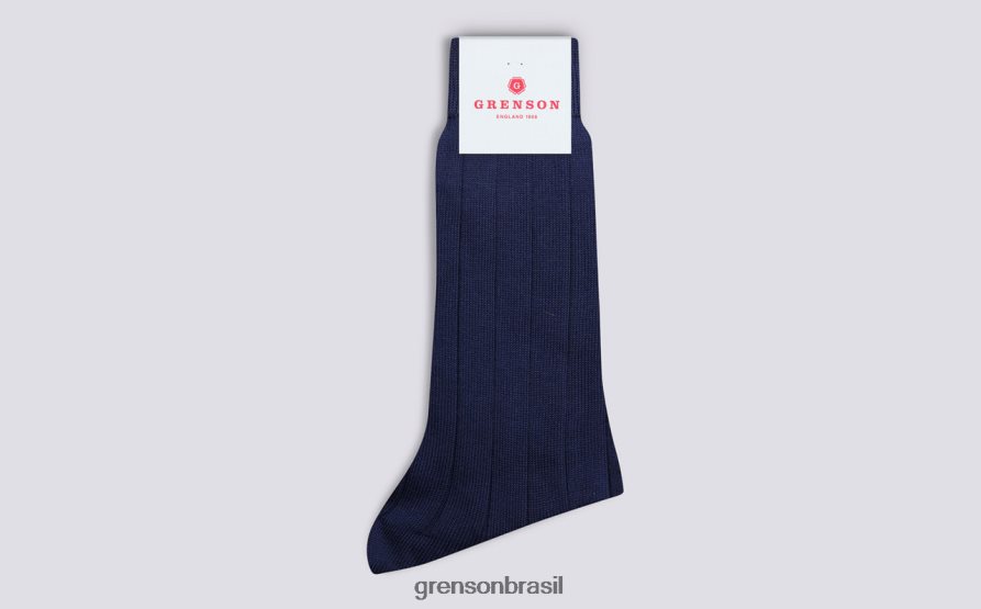 unissex Grenson azul meia costela larga acessórios 04NFHP494