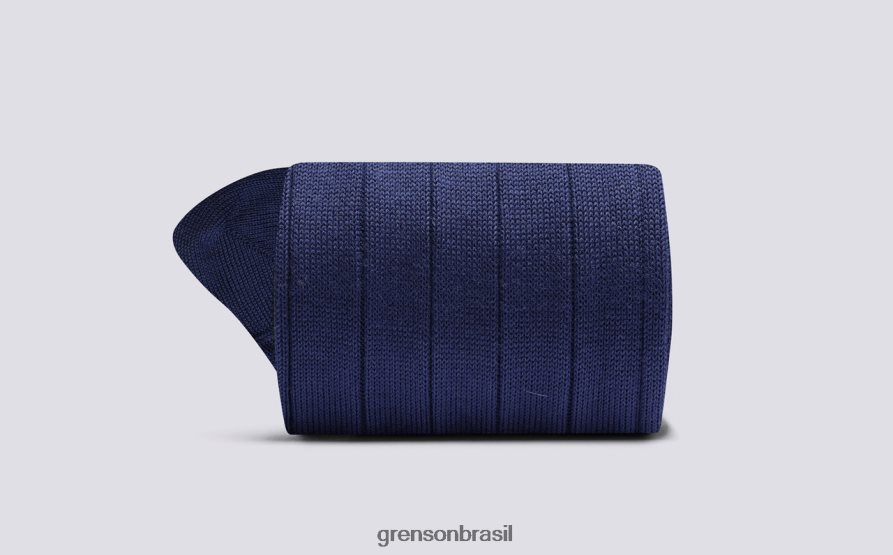 unissex Grenson azul meia costela larga acessórios 04NFHP494