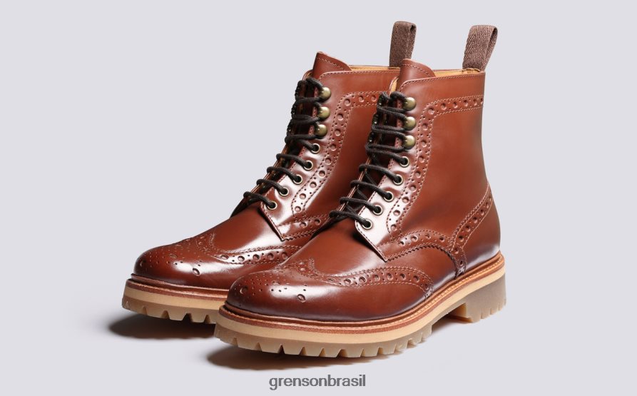 homens Grenson bronzeado fred botas 04NFHP15