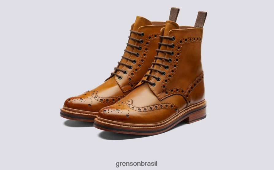 homens Grenson bronzeado fred botas 04NFHP3