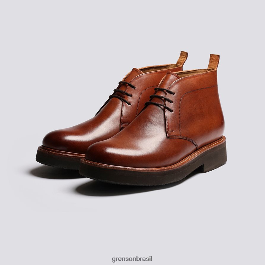 homens Grenson bronzeado pintado à mão clemente botas 04NFHP21