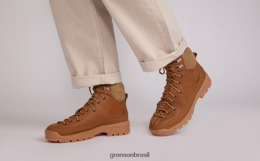 homens Grenson bronzeado tênis 71 botas 04NFHP48