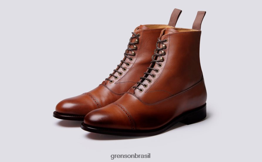 homens Grenson conhaque balmoral botas 04NFHP5