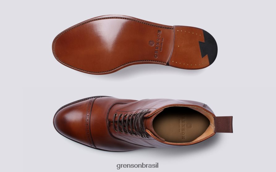 homens Grenson conhaque balmoral botas 04NFHP5