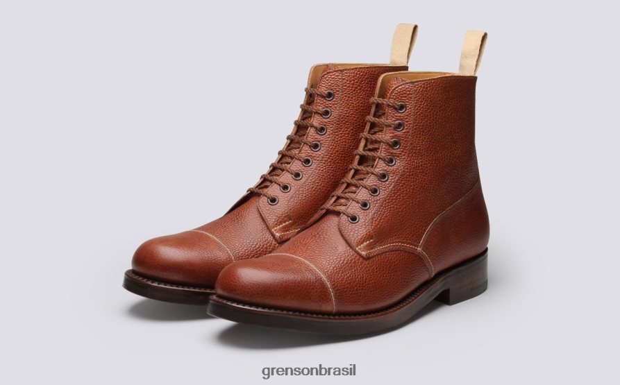 homens Grenson conhaque sapato 3 botas 04NFHP38