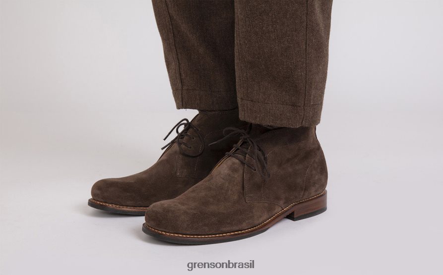 homens Grenson marrom escuro chester botas 04NFHP52