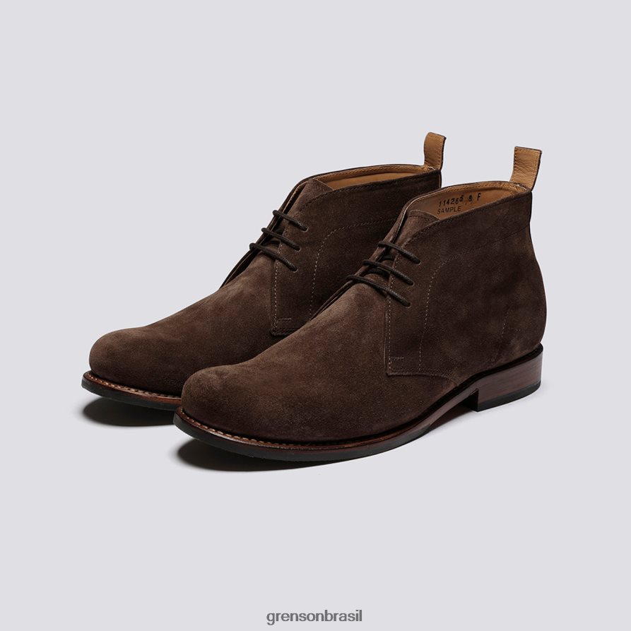 homens Grenson marrom escuro chester botas 04NFHP52