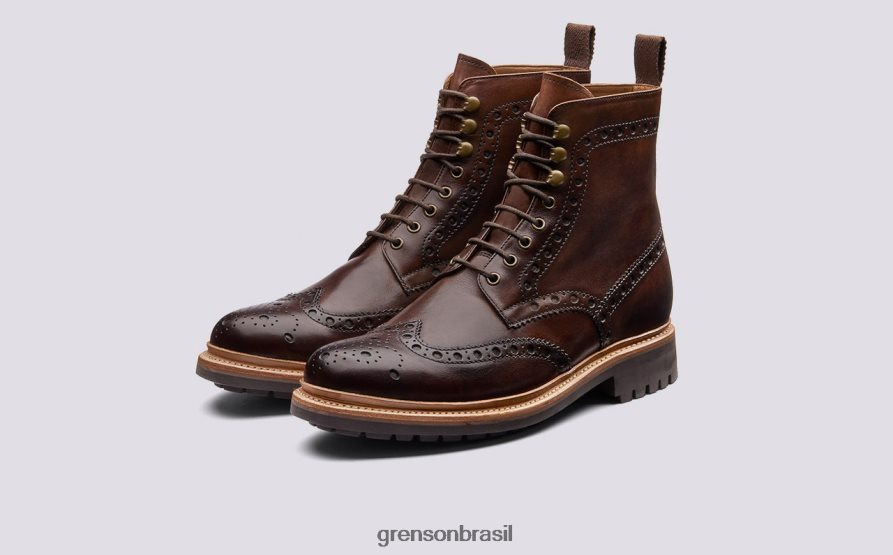 homens Grenson marrom escuro fred botas 04NFHP1