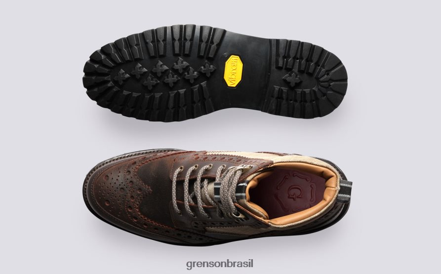 homens Grenson marrom tecnologia fred botas 04NFHP29