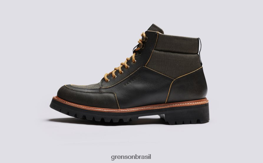 homens Grenson marrom vintage campo botas 04NFHP27