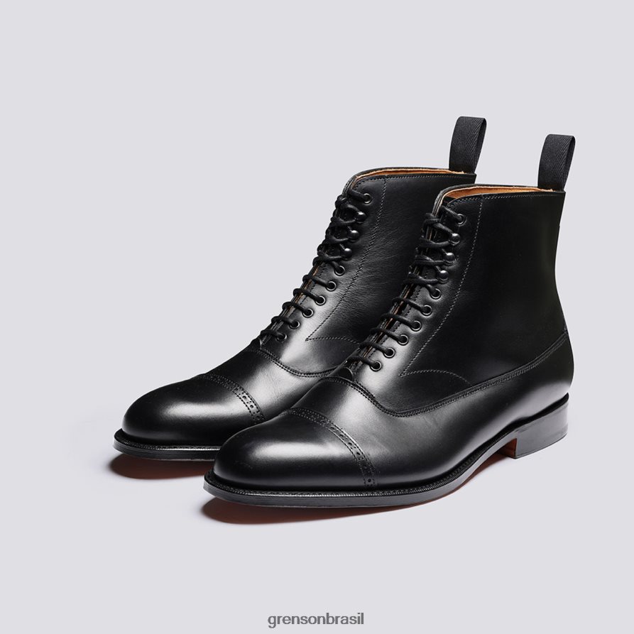 homens Grenson preto balmoral botas 04NFHP10