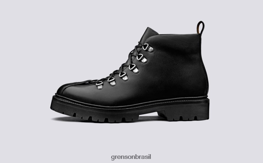 homens Grenson preto bobby botas 04NFHP61