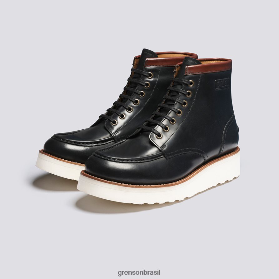 homens Grenson preto como um botas 04NFHP53