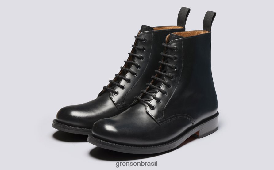homens Grenson preto dudley botas 04NFHP49