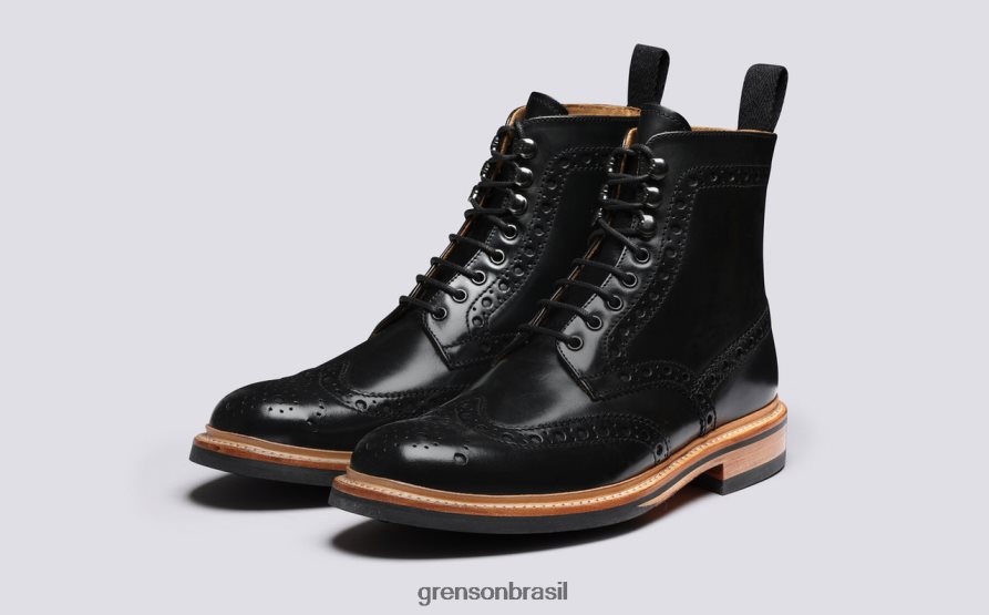 homens Grenson preto fred botas 04NFHP16