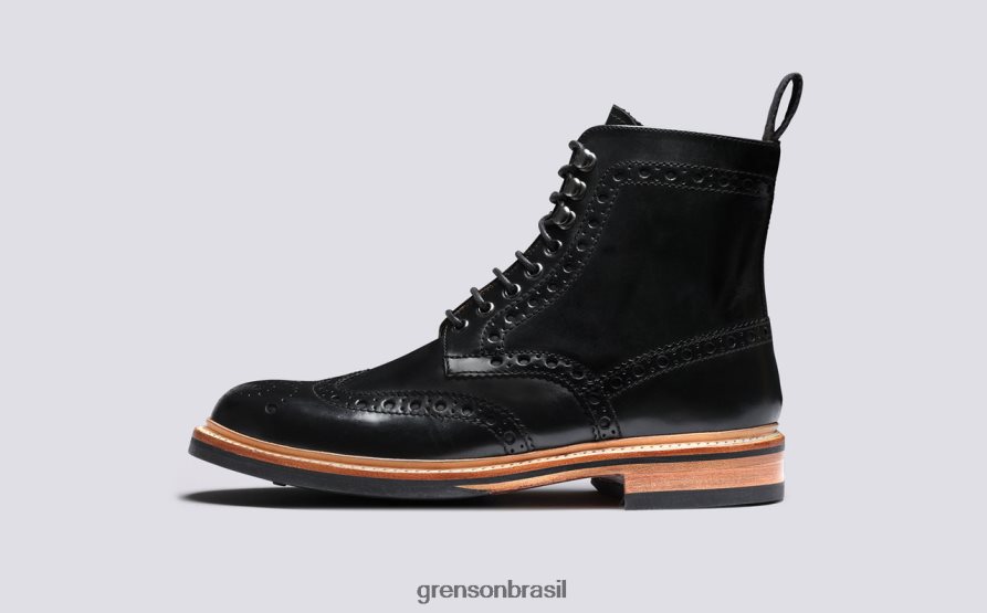 homens Grenson preto fred botas 04NFHP16