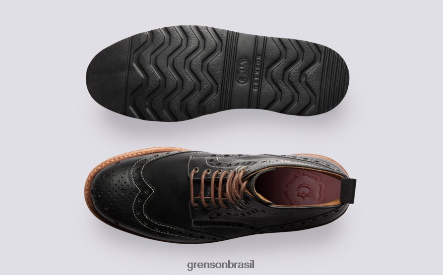 homens Grenson preto fred botas 04NFHP30