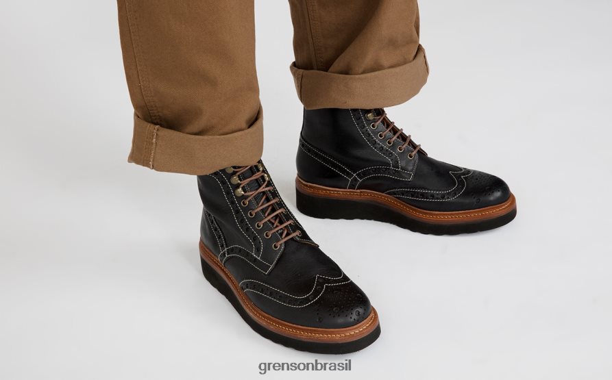 homens Grenson preto fred botas 04NFHP30