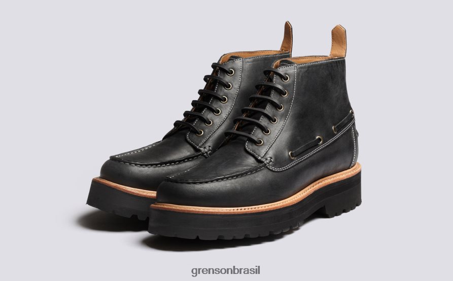 homens Grenson preto leste botas 04NFHP24