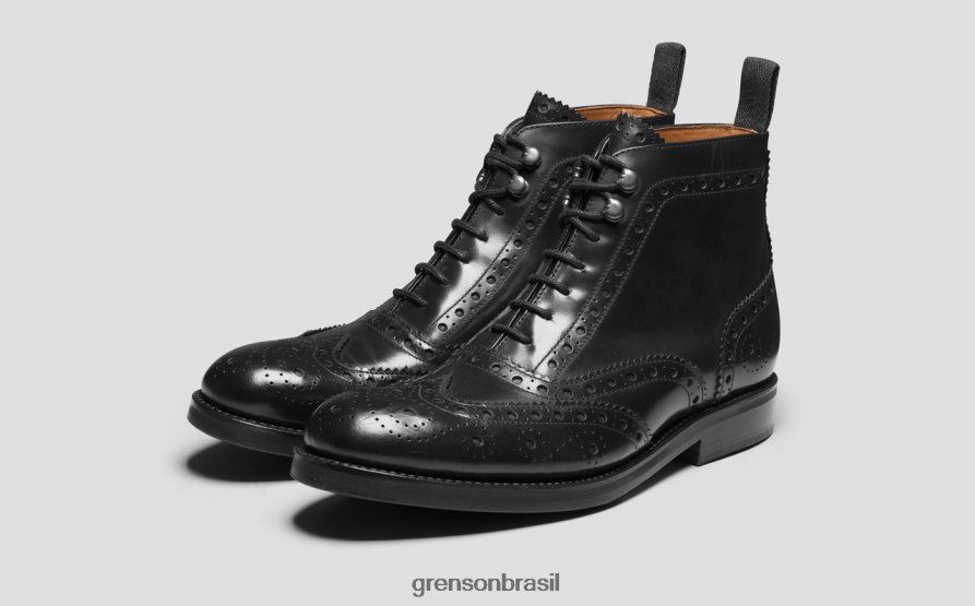 homens Grenson preto nelson botas 04NFHP58