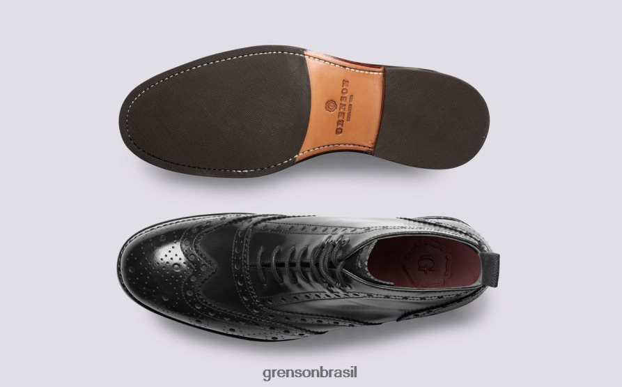 homens Grenson preto nelson botas 04NFHP58
