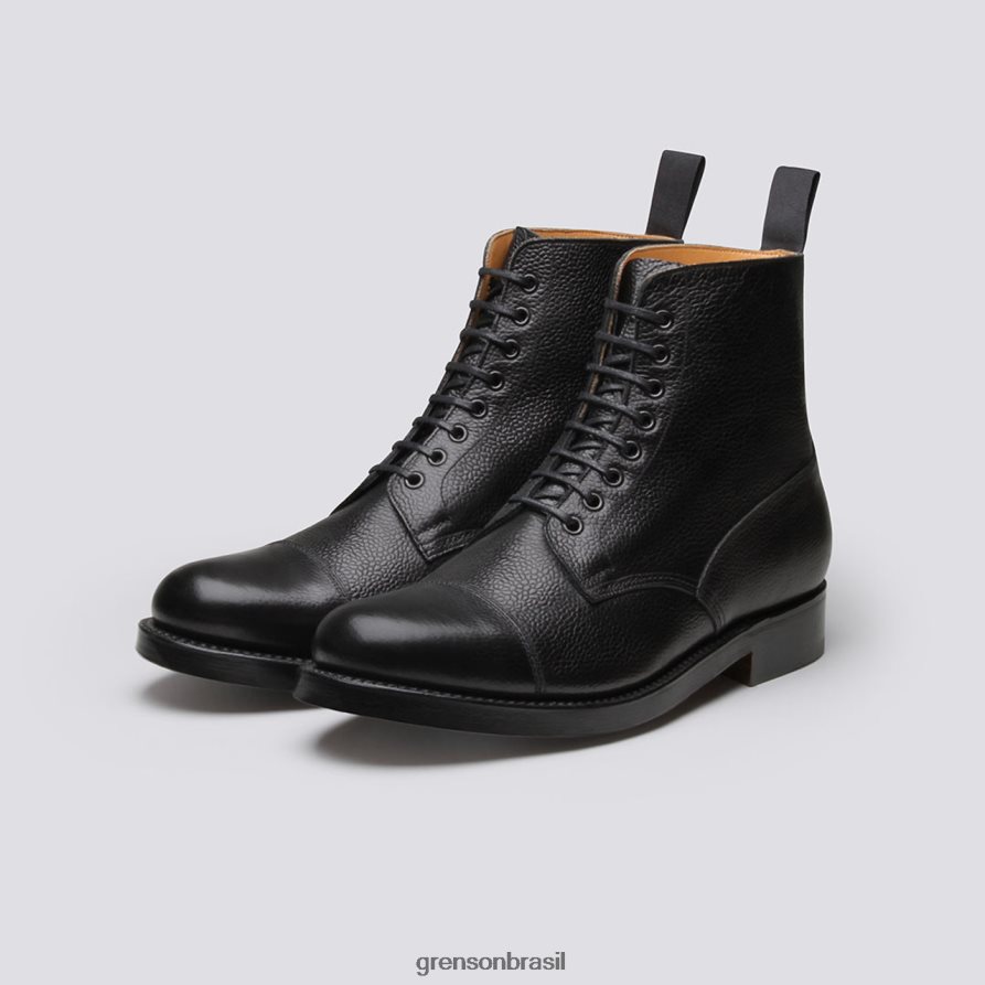 homens Grenson preto sapato 3 botas 04NFHP39