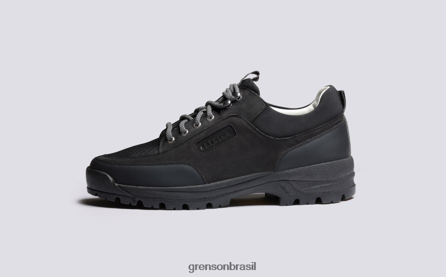homens Grenson preto tênis 54 botas 04NFHP62