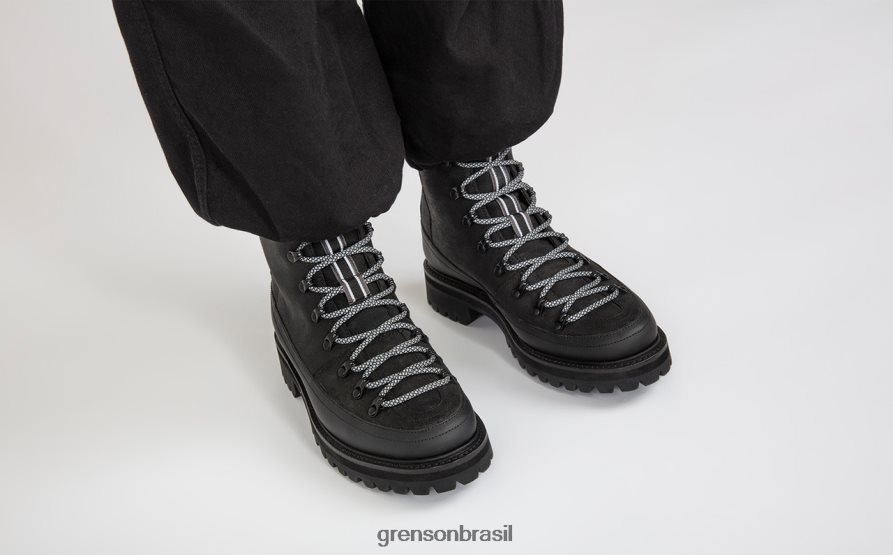 homens Grenson preto tecnologia brady botas 04NFHP12