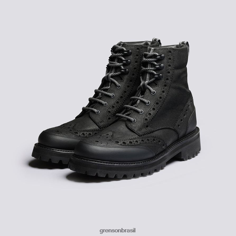 homens Grenson preto tecnologia fred botas 04NFHP9
