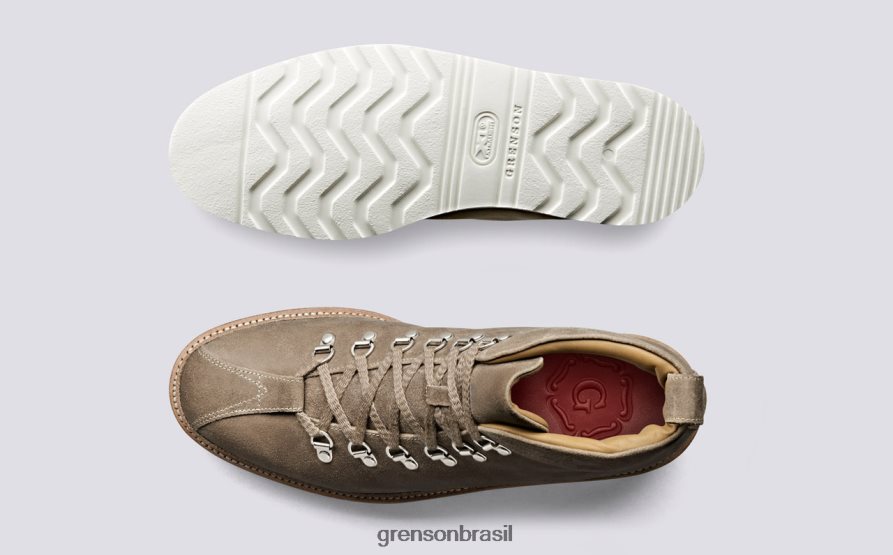 homens Grenson taupe bobby botas 04NFHP46