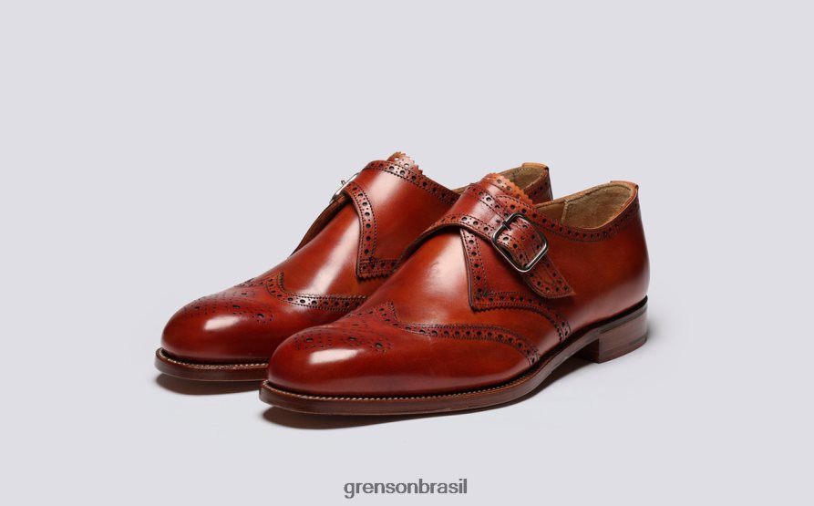 homens Grenson conhaque Shrewsbury sapatos brogues 04NFHP124