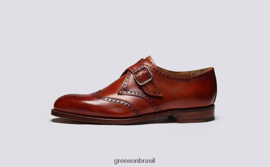 homens Grenson conhaque Shrewsbury sapatos brogues 04NFHP124