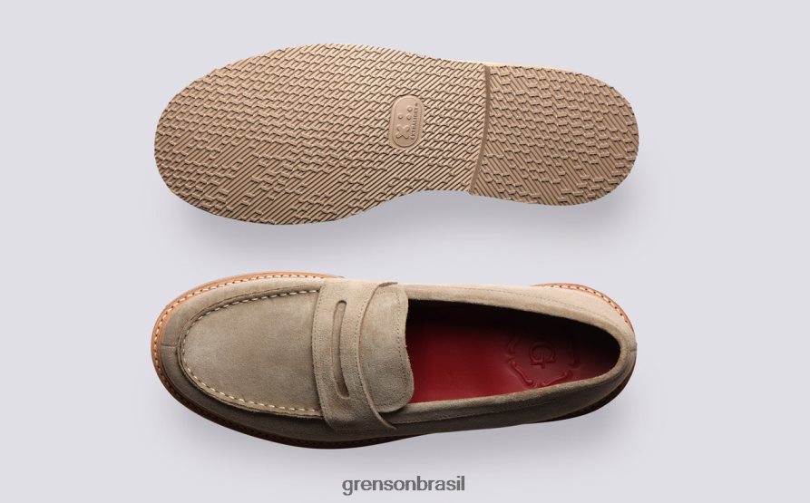 homens Grenson areia Peter mocassins 04NFHP135