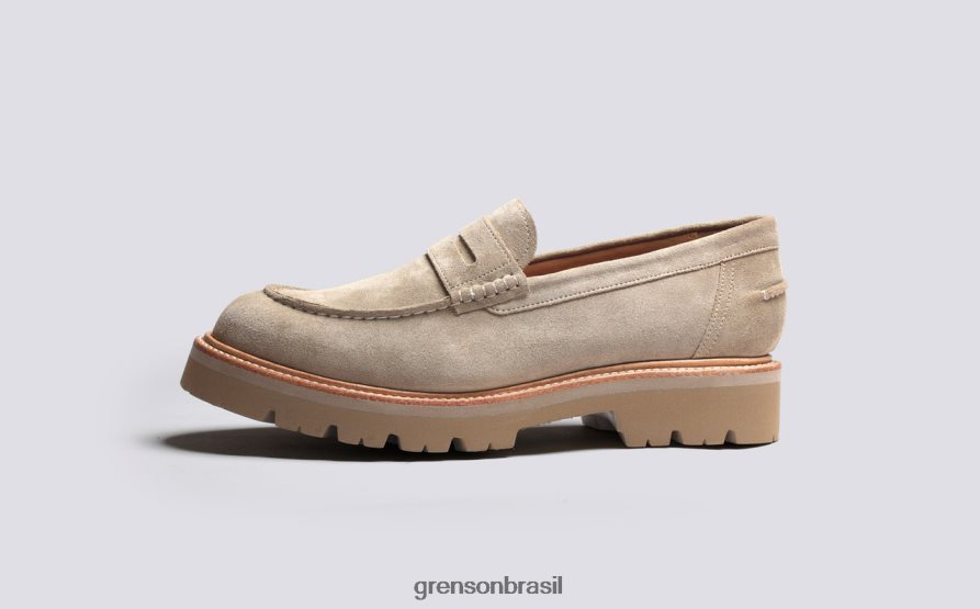 homens Grenson areia Walt mocassins 04NFHP137