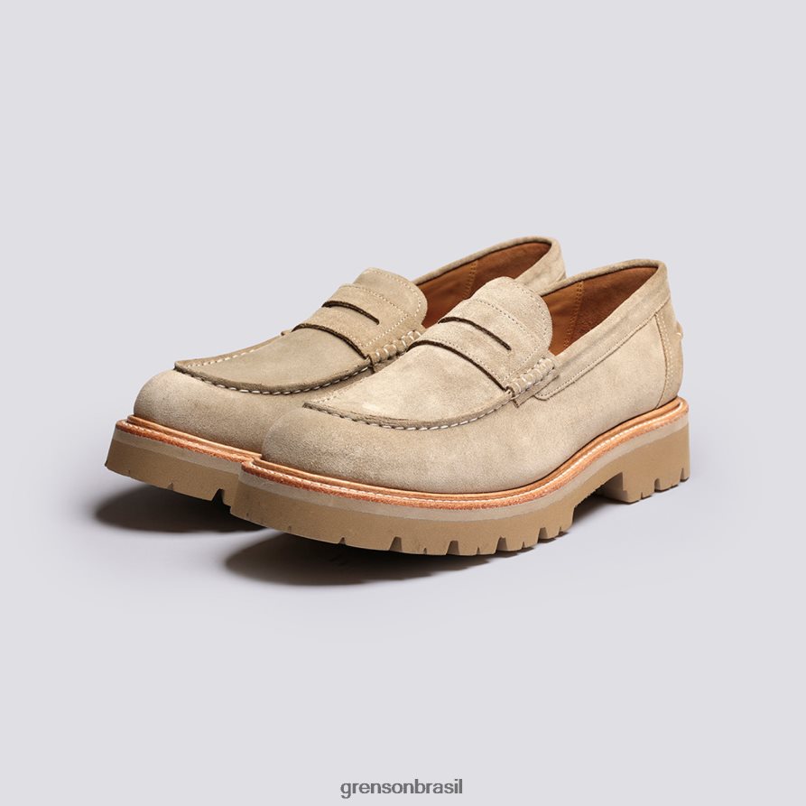 homens Grenson areia Walt mocassins 04NFHP137