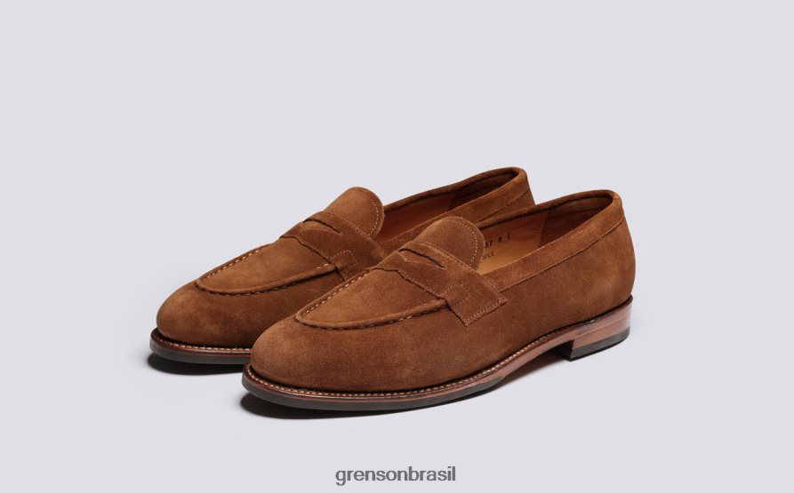 homens Grenson caramelo lloyd mocassins 04NFHP142
