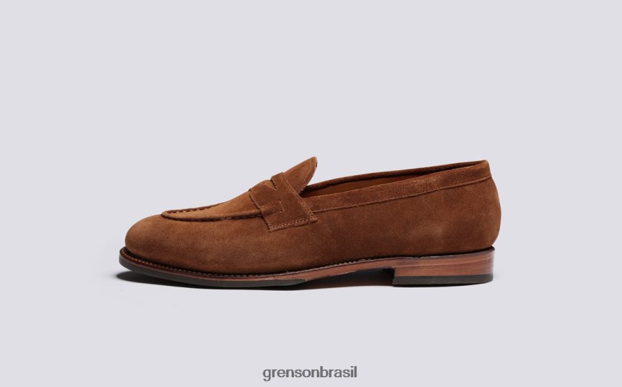 homens Grenson caramelo lloyd mocassins 04NFHP142
