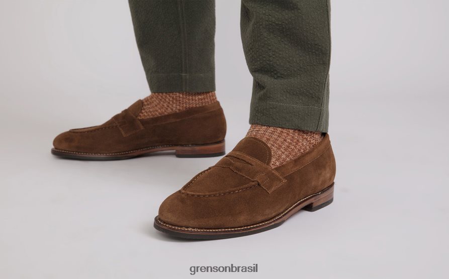 homens Grenson caramelo lloyd mocassins 04NFHP142