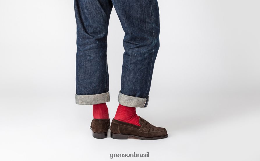 homens Grenson carvalho queimado epsom mocassins 04NFHP128