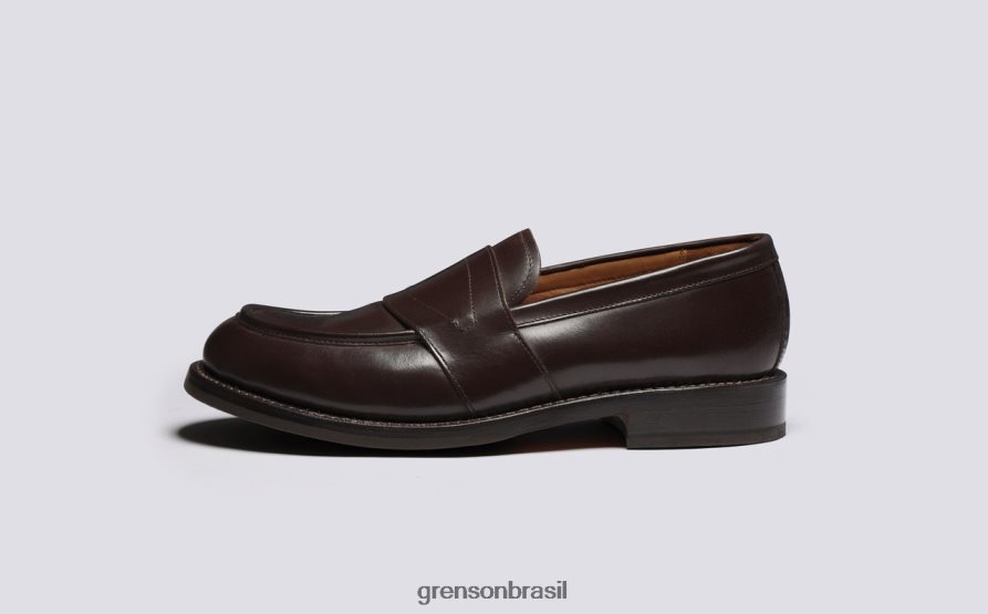 homens Grenson marrom Ernie mocassins 04NFHP143