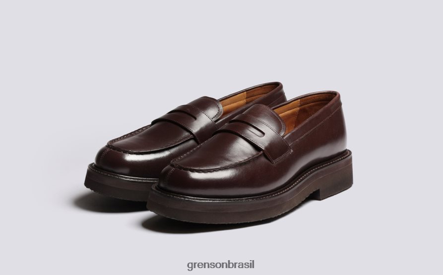 homens Grenson marrom Peter mocassins 04NFHP136