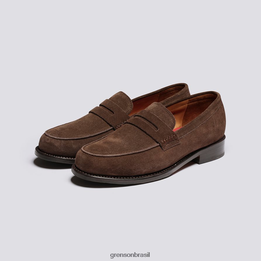 homens Grenson marrom escuro jago mocassins 04NFHP139