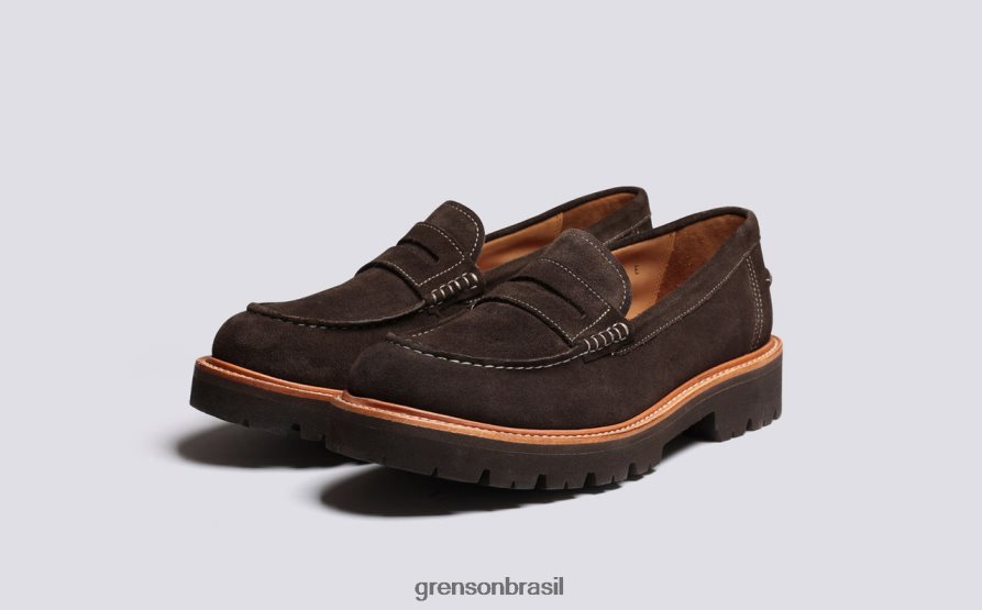 homens Grenson turfa Walt mocassins 04NFHP138