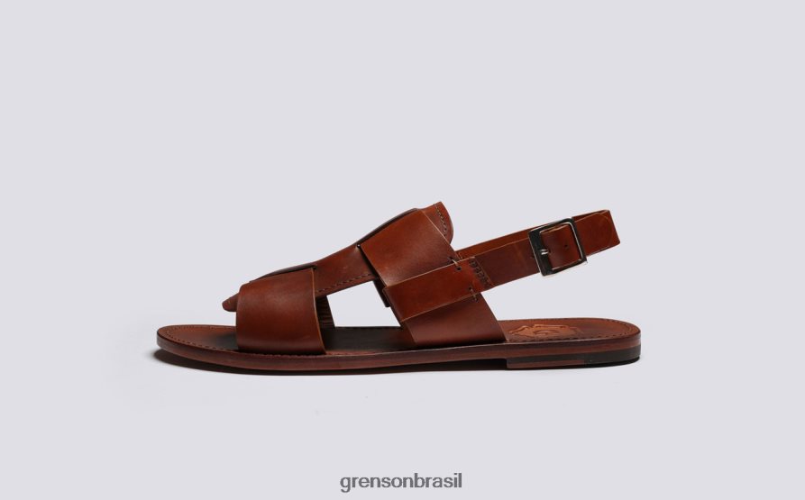 homens Grenson bronzeado Wiley 3 sandálias 04NFHP227
